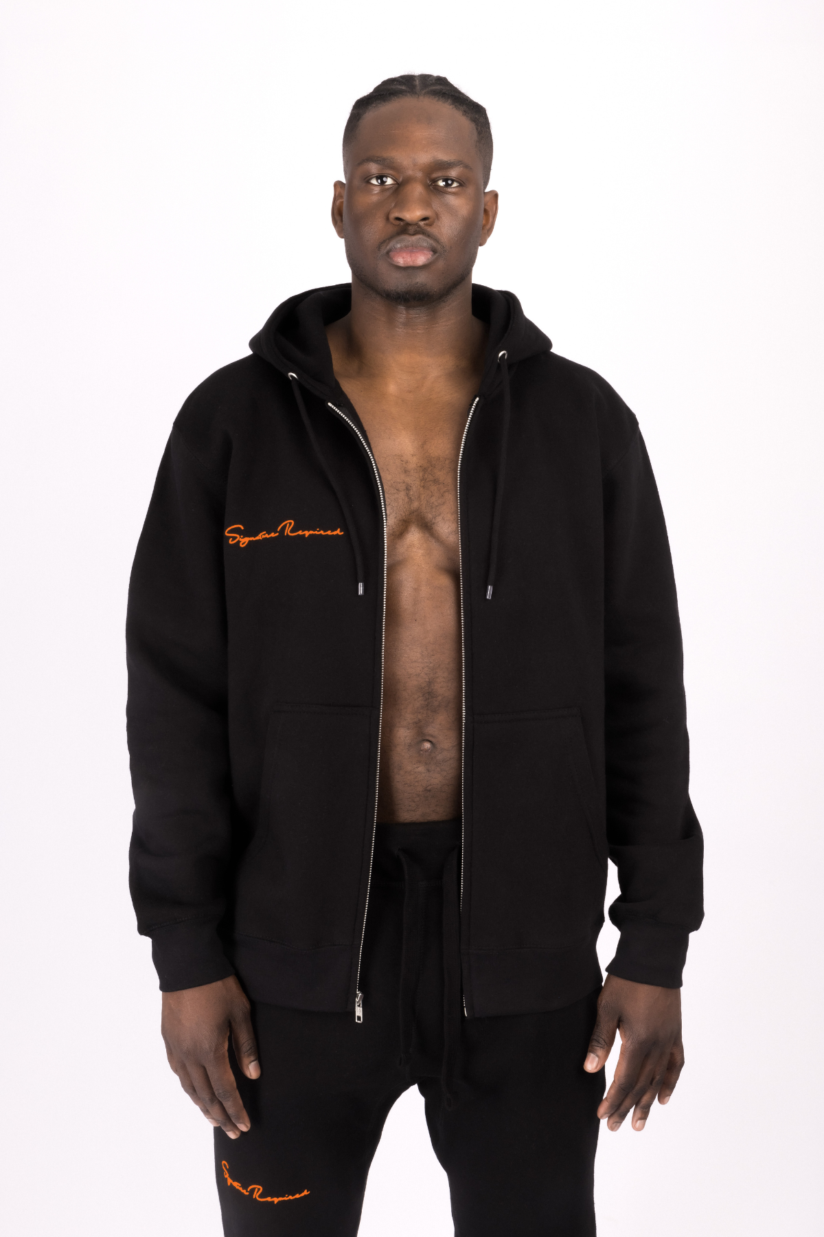 Black Purpose Zip-Up