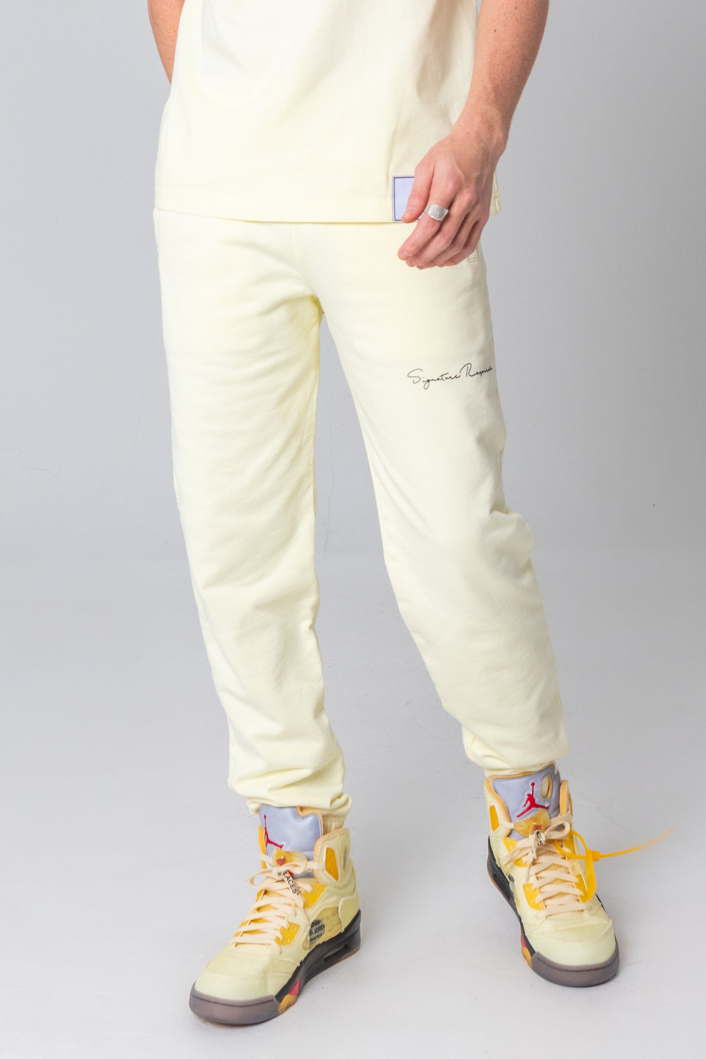 Cream Purpose Sweatpants