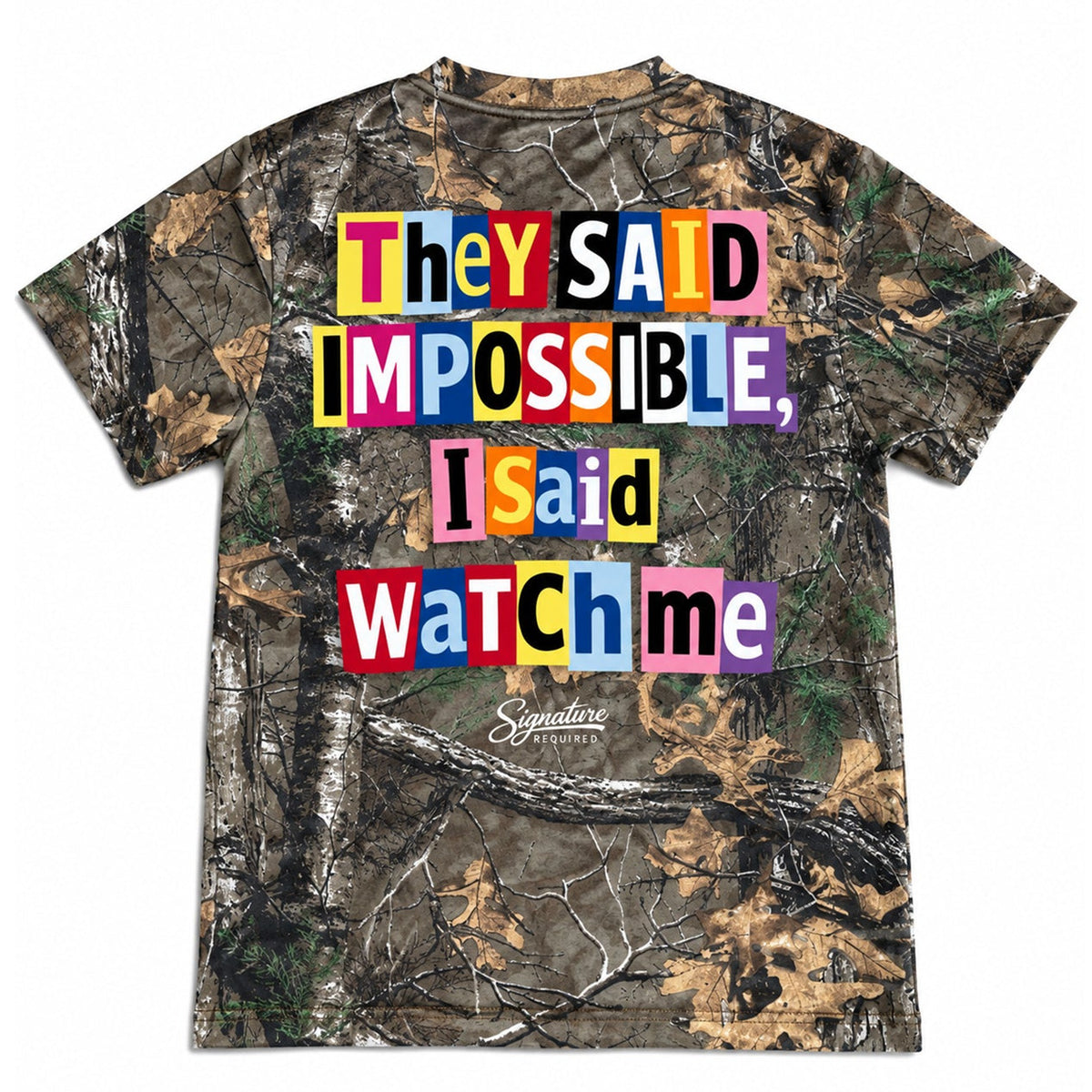 "The Said Impossible" Camo Shirt
