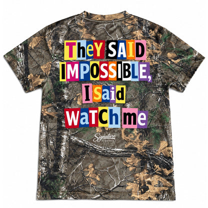 "The Said Impossible" Camo Shirt