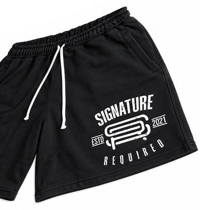 Signature Black Shorts
