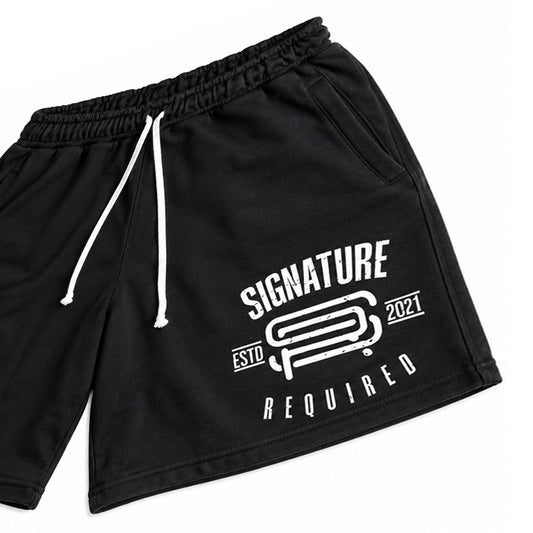 Signature Black Shorts