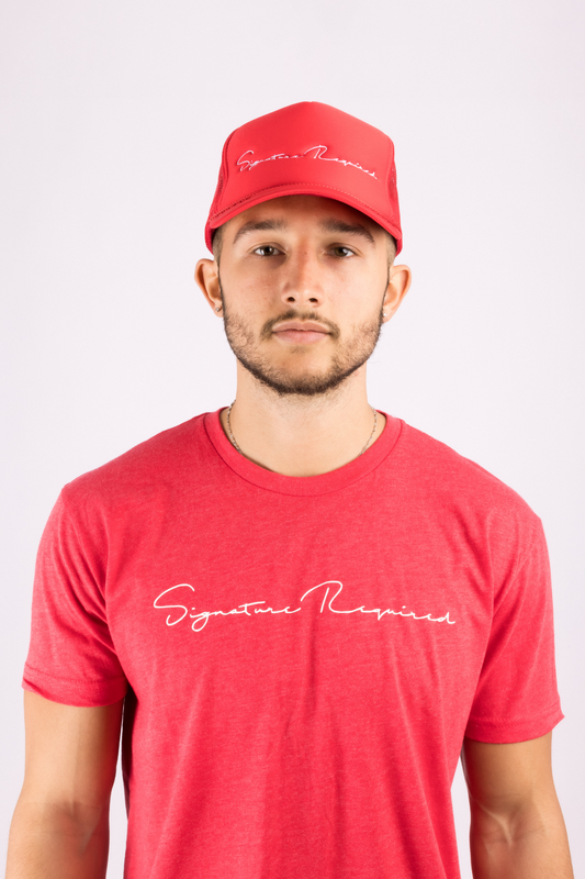 Red Signature Cap