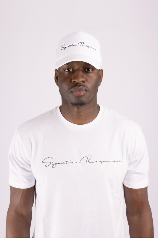White Signature Cap